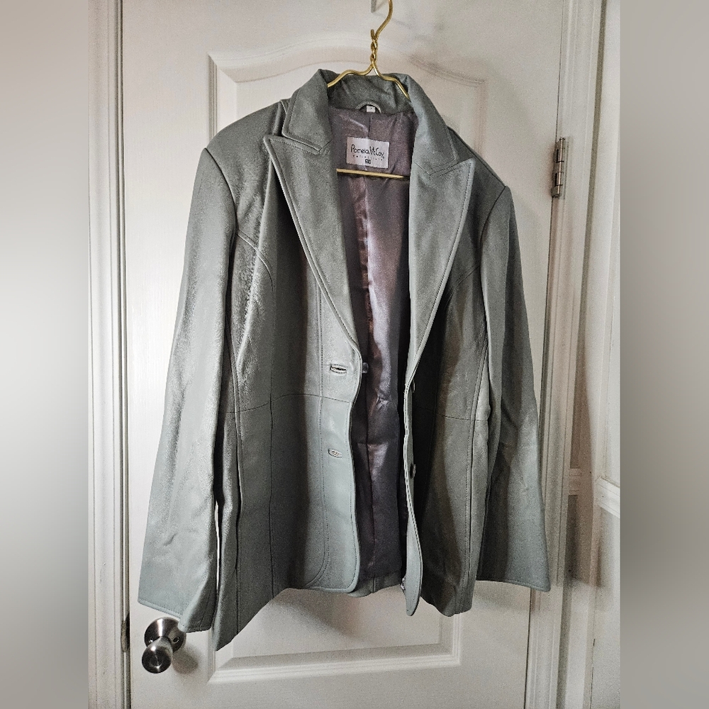 Pamela McCoy Leather Jacket